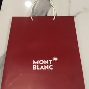 Mont Blanc gift bag